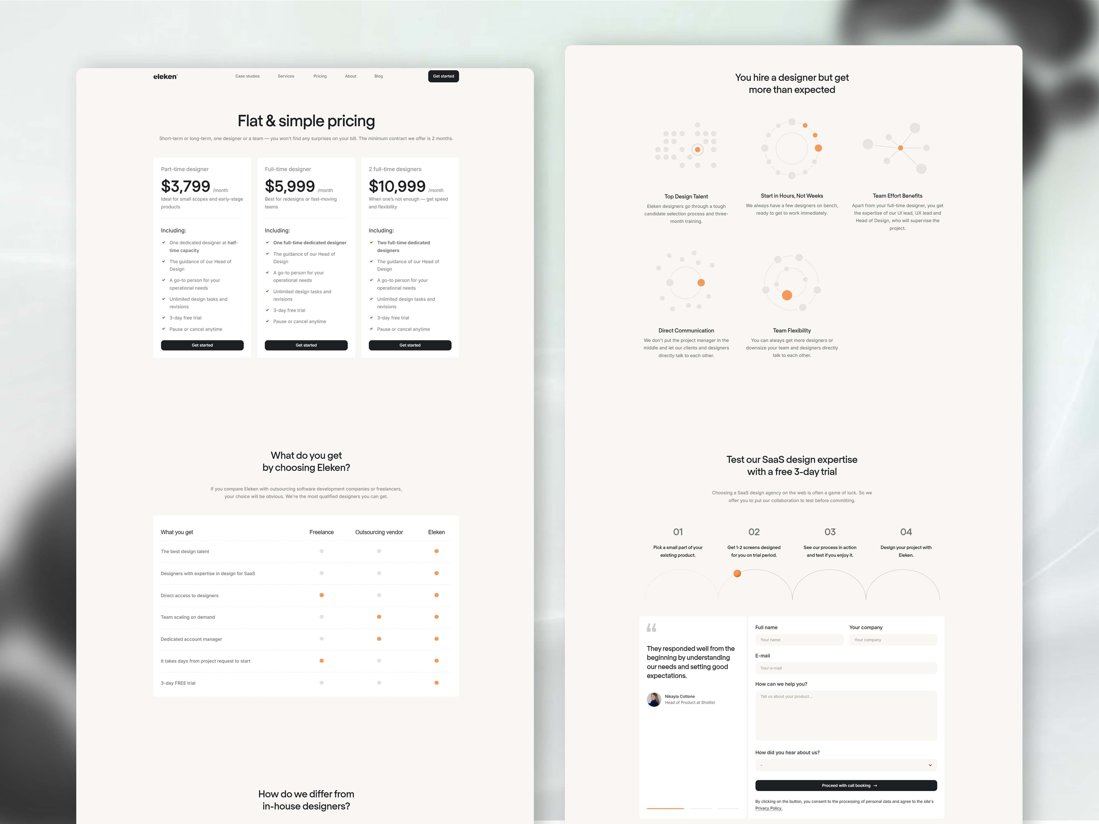 Flat pricing made legible