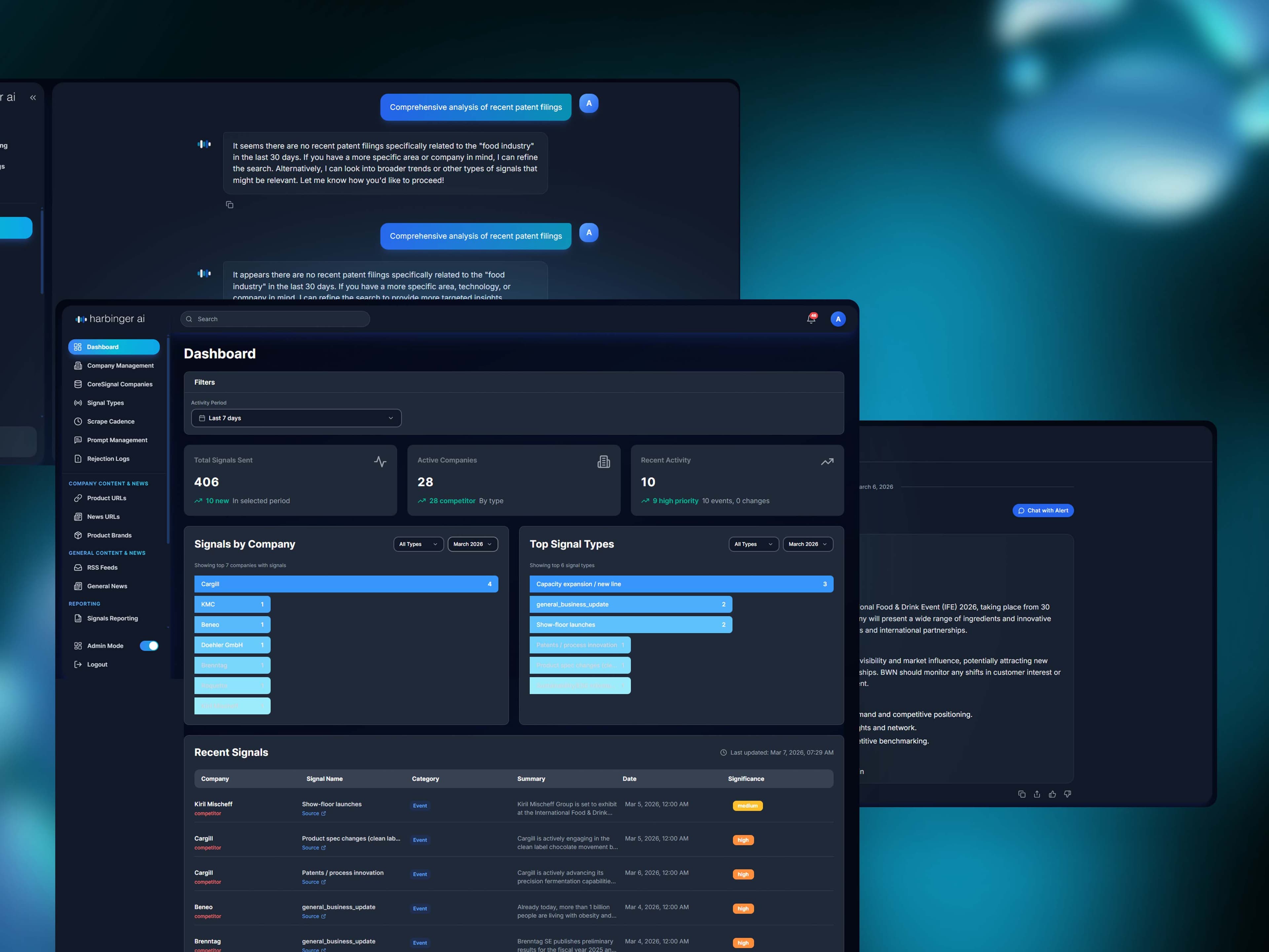 A live read on competitor activity