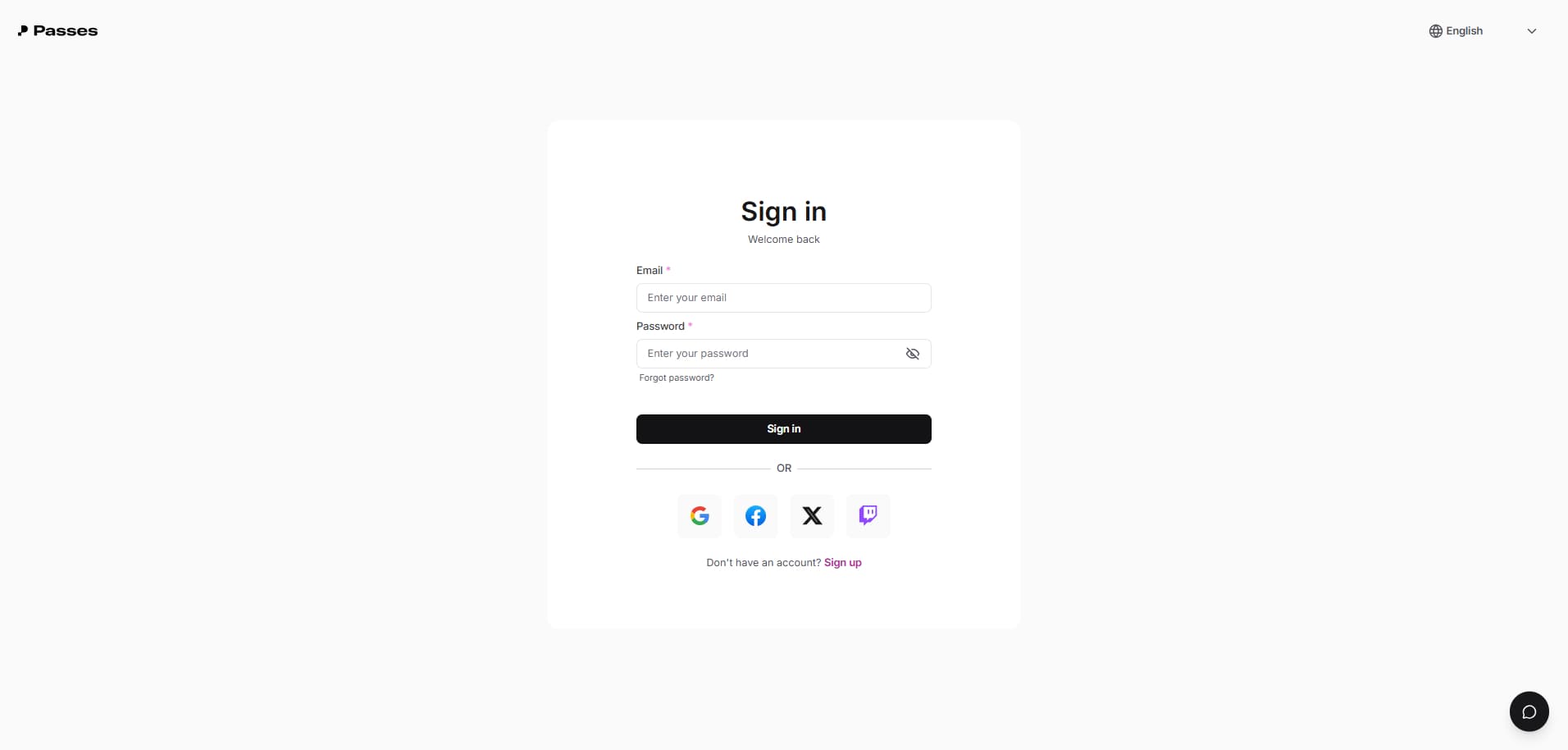 One account for the whole business